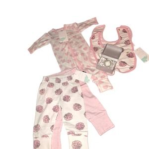 NWT- Baby Girl Gift Set including Halcyon Days Tooth Keepsake Plus